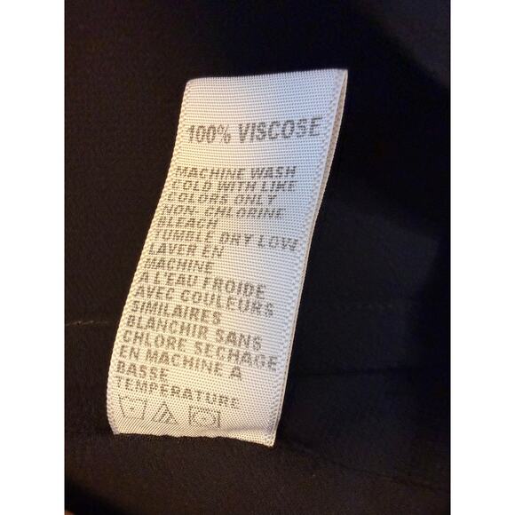 James Perse Black Sleeveless Drawstring Waist Dress Size 1 100% - Picture 6 of 7